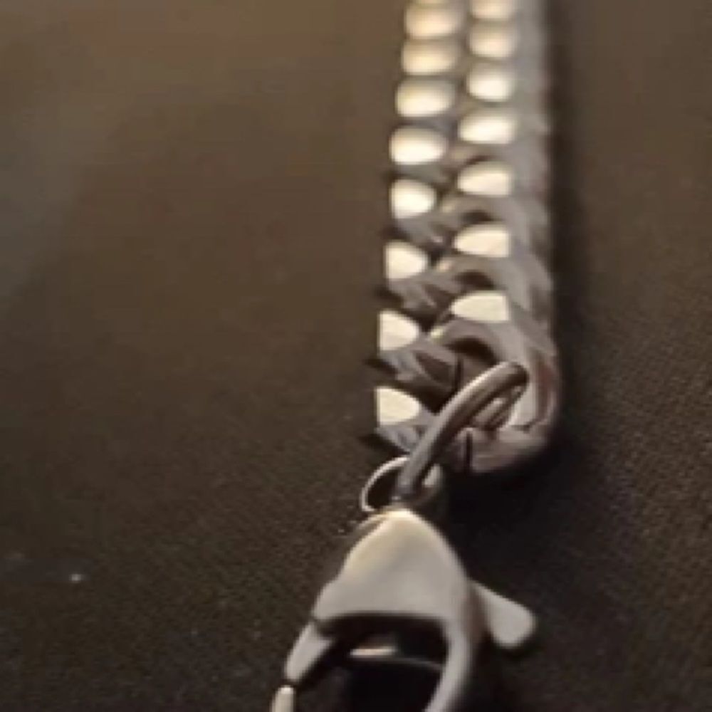 👍206👍 CUBAN STAINLESS STEEL CLASSIC UNISEX CHAIN BRACELET - Picture 6 of 13